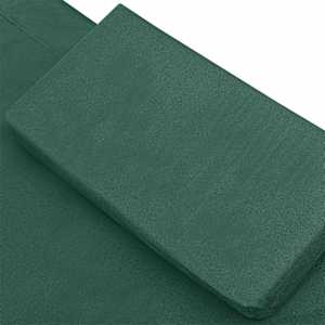 Zahradní lehátko textil zelené - obrázek 5