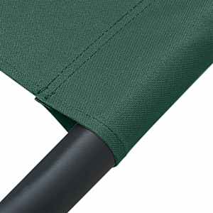Zahradní lehátko textil zelené - obrázek 6