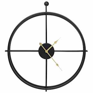 vidaXL seinakell, must, 52 cm, raud
