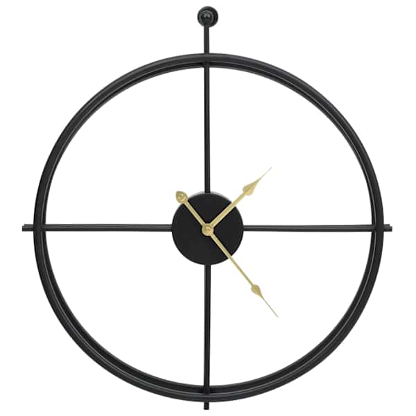 vidaXL seinakell, must, 52 cm, raud