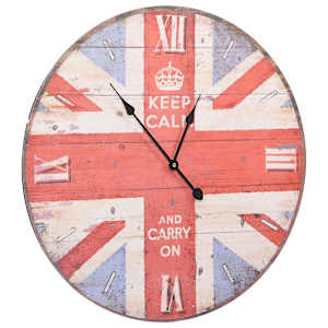 vidaXL Horloge murale vintage Royaume-Uni 60 cm