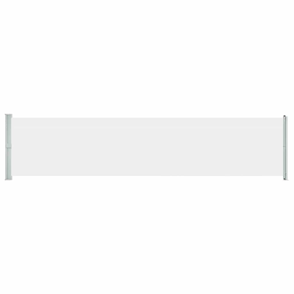 

vidaXL Patio Retractable Side Awning 55.1"x236.2" Cream