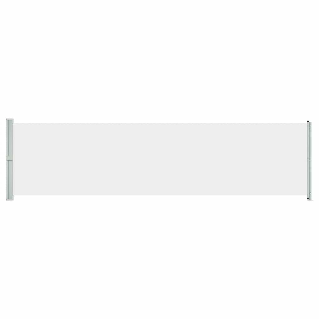 

vidaXL Patio Retractable Side Awning 236.2"x63" Cream