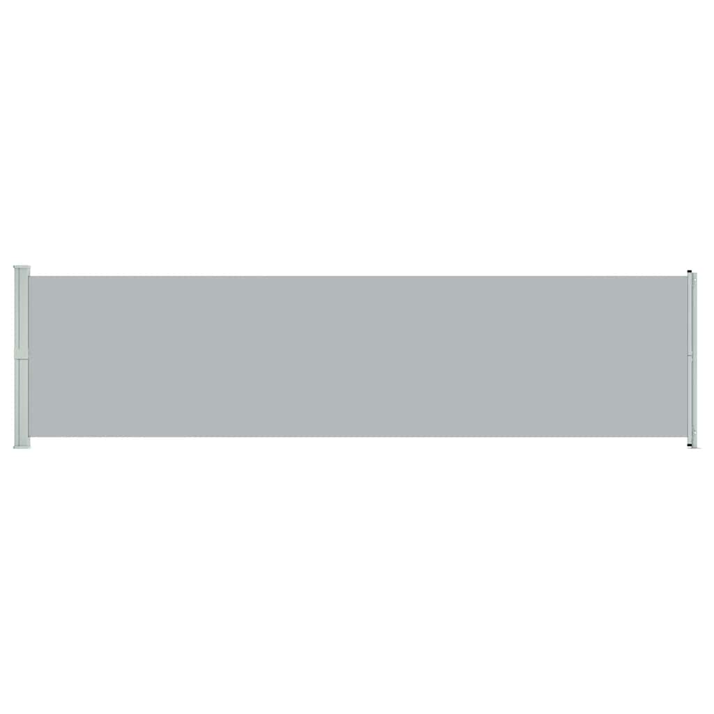 

vidaXL Patio Retractable Side Awning 236.2"x63" Gray