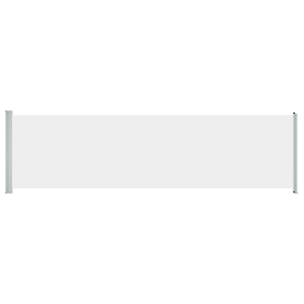 

vidaXL Patio Retractable Side Awning 236.2"x66.9" Cream