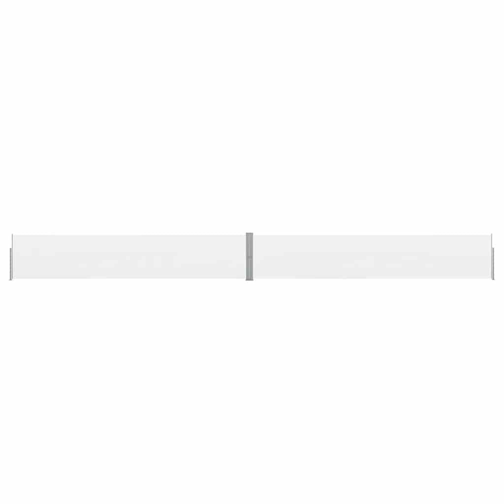 vidaXL Ausziehbare Seitenmarkise 140x1200 cm Creme
