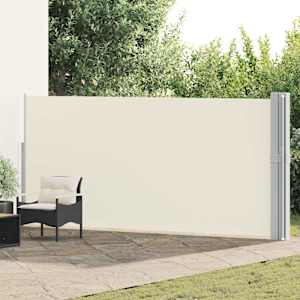 Zatahovací boční markýza / zástěna 170 x 1200 cm krémová - obrázek 1