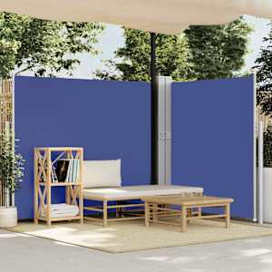 Zatahovací boční markýza / zástěna 170 x 1200 cm modrá - obrázek 3