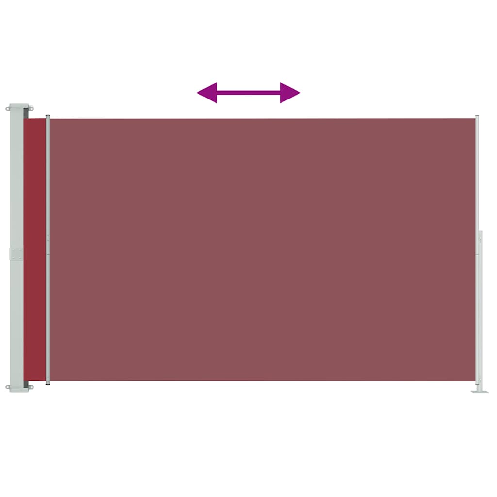 

vidaXL Tuinscherm uittrekbaar 180x300 cm rood