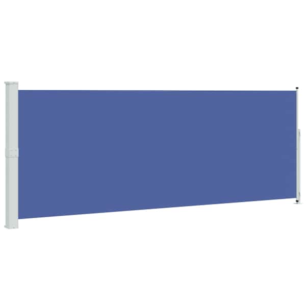 vidaXL lahtit&otilde;mmatav terrassi k&uuml;lgsein, 180 x 500 cm, sinine