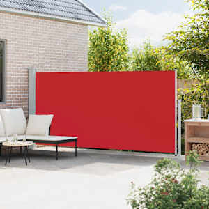 Zatahovací boční markýza 180 x 500 cm červená - obrázek 3