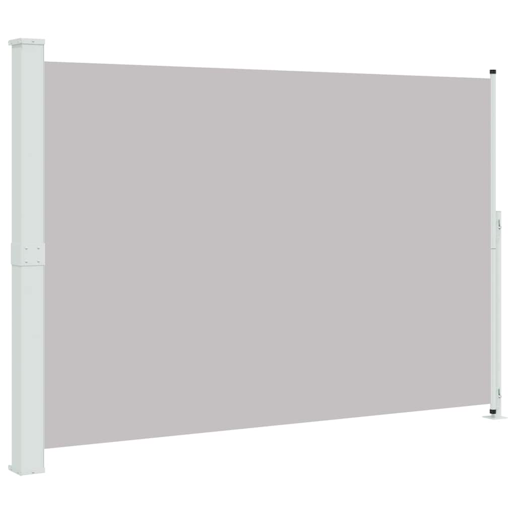 vidaXL Zaťahovacia bočná markíza na terasu 200x314 cm, sivá
