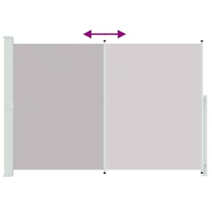 Zatahovací boční markýza 200 x 300 cm šedá - obrázek 7