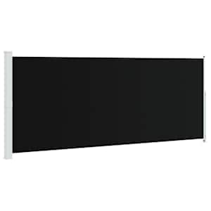 Zatahovací boční markýza 200 x 500 cm černá - obrázek 2