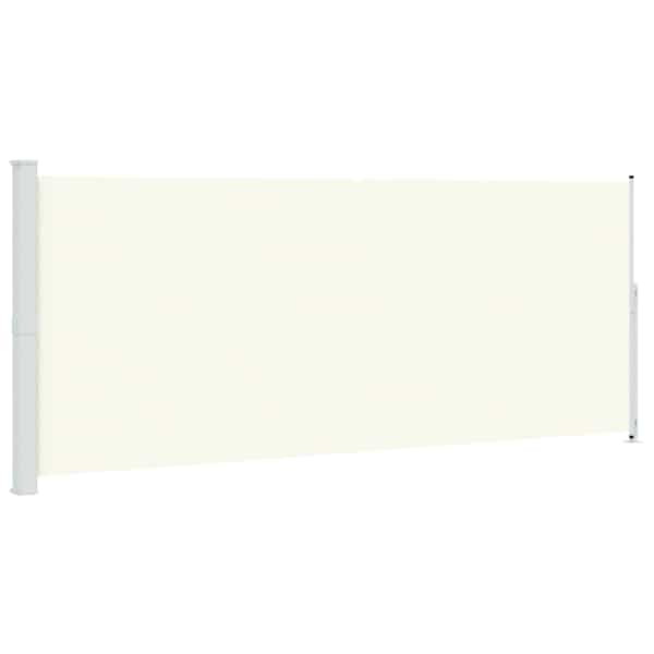 vidaXL lahtit&otilde;mmatav terrassi k&uuml;lgsein, 200 x 514 cm, kreemjas