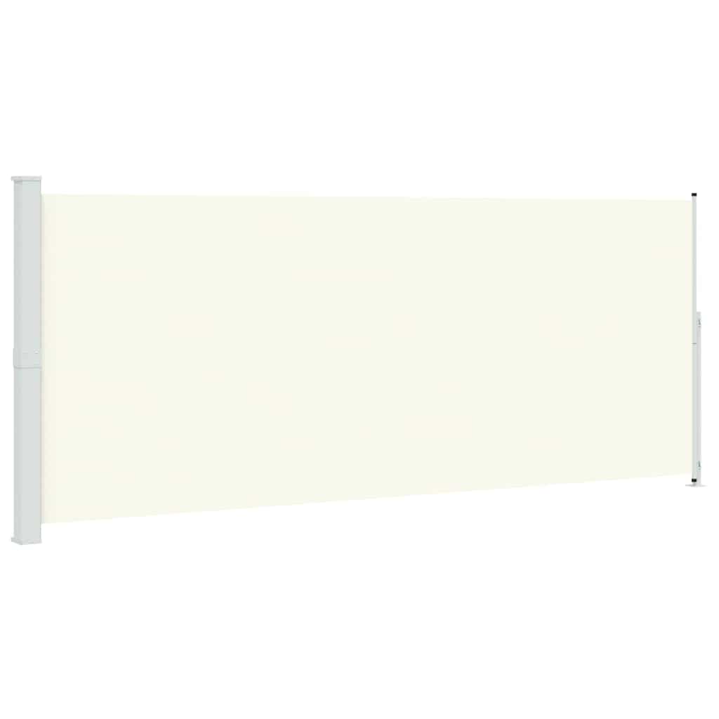 Zložljiva stranska tenda za teraso 200x514 cm krem