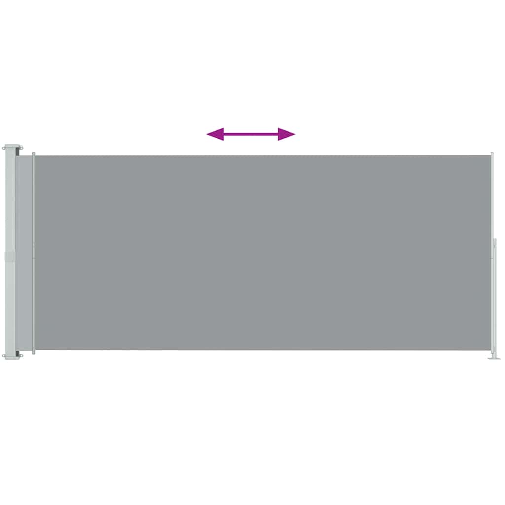 

vidaXL Tuinscherm uittrekbaar 200x500 cm grijs