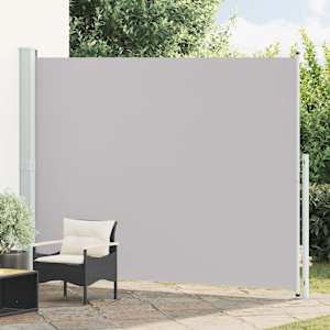 Zložljiva stranska tenda za teraso 220x300 cm siva