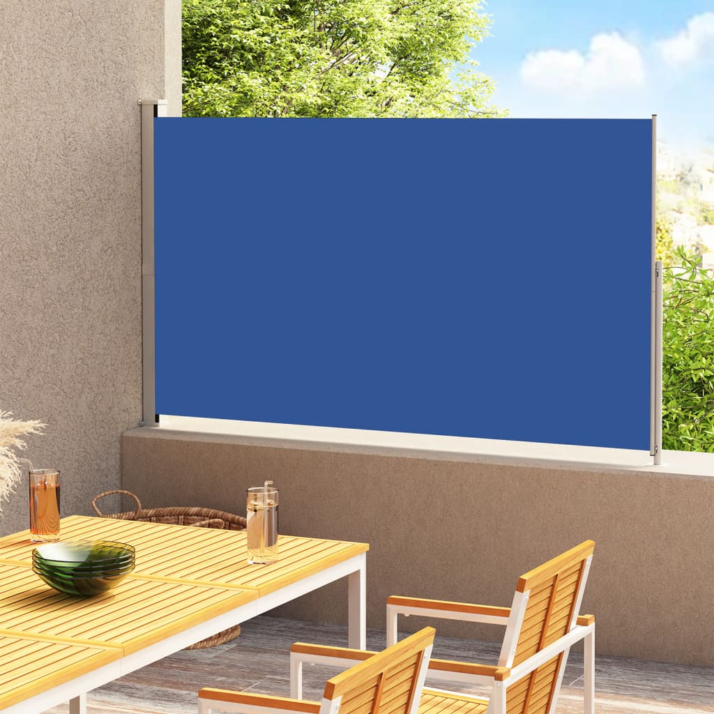 Seitenmarkise Ausziehbar 220×300 cm Blau