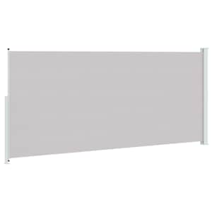Zložljiva stranska tenda za teraso 220x500 cm siva - slika 6