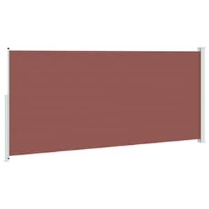 Zatahovací boční markýza 220 x 500 cm hnědá - obrázek 6