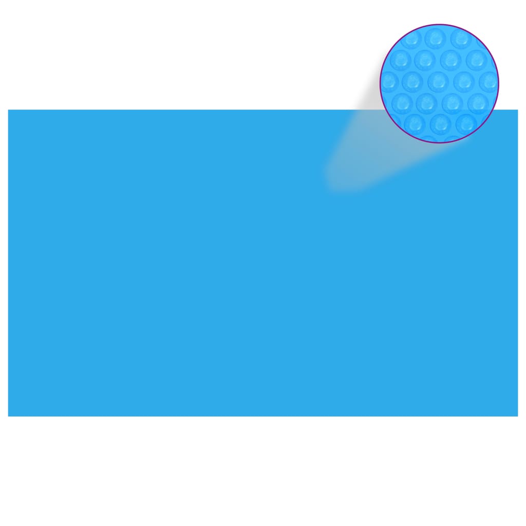 vidaXL Prelată piscină, albastru, 1000 x 600 cm, PE, dreptunghiular vidaXL