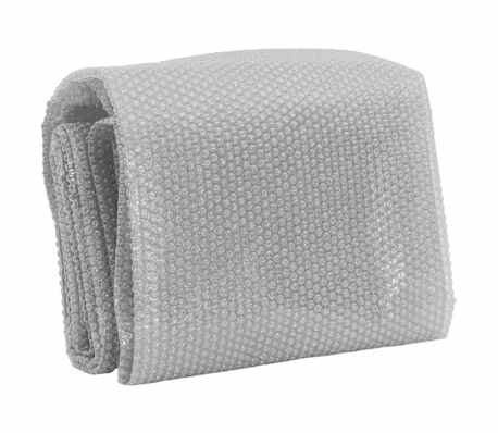 vidaXL Saulę sugerianti baseino plėvelė, pilkos spalvos, 356cm, PE