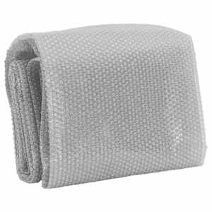 vidaXL Saulę sugerianti baseino plėvelė, pilkos spalvos, 356cm, PE