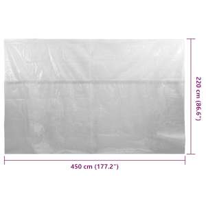 Plovoucí PE solární plachta na bazén 450 x 220 cm šedá - obrázek 6