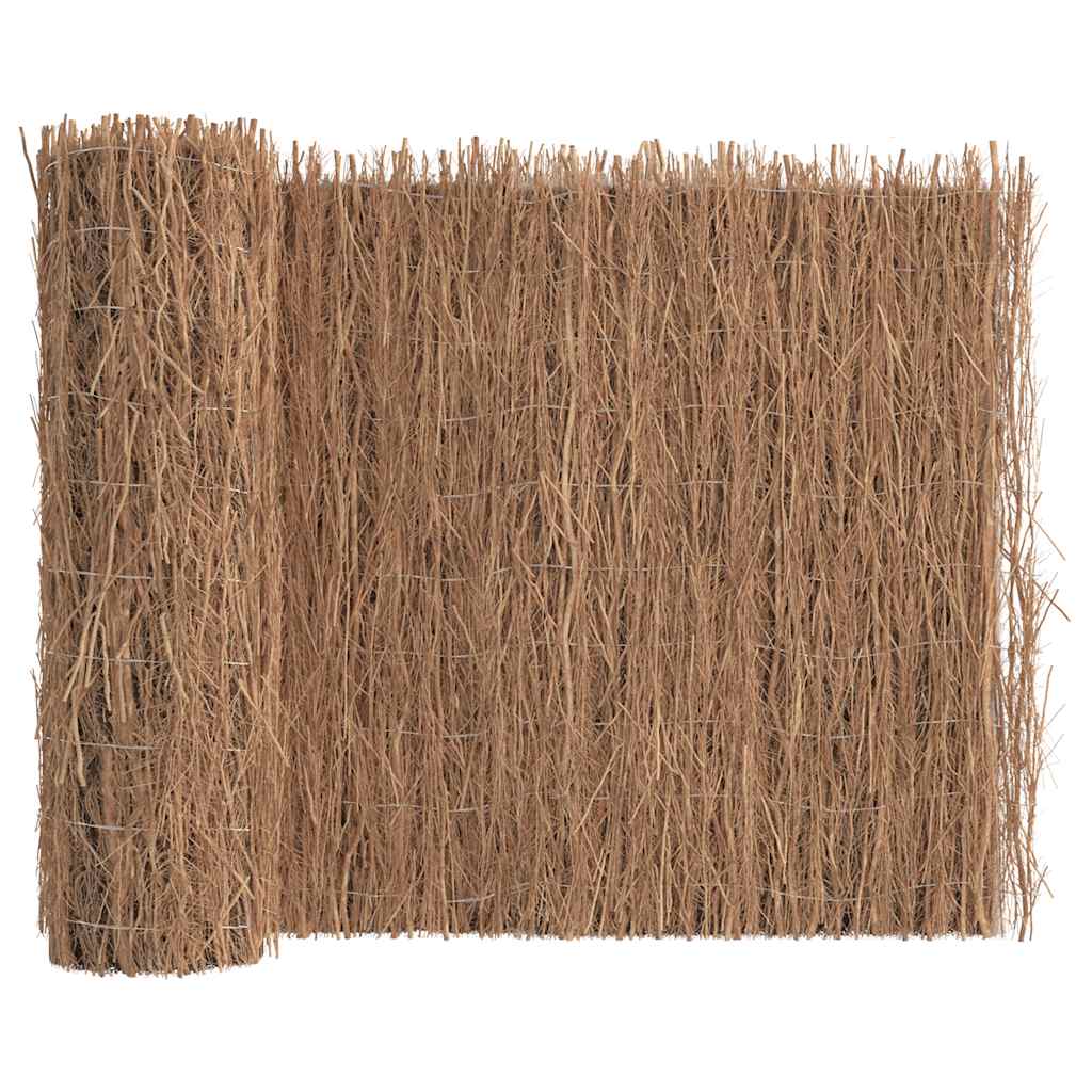 vidaXL Zahradní plot z mlází 600 x 100 cm