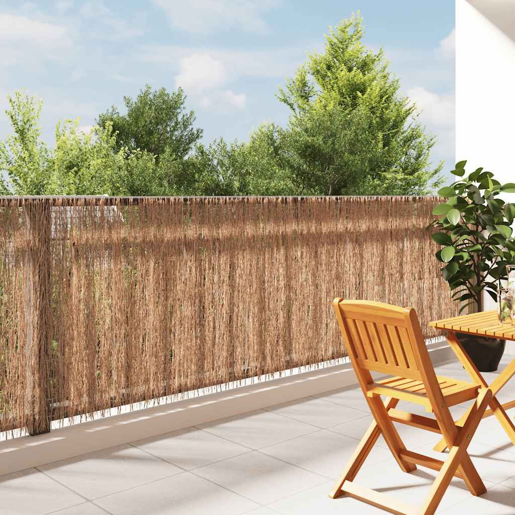 vidaXL Reisigzaun 600x100 cm
