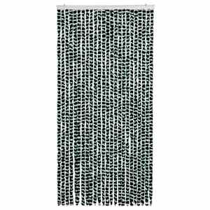 Závěs proti hmyzu zeleno-bílý 100 x 220 cm Chenille - obrázek 3
