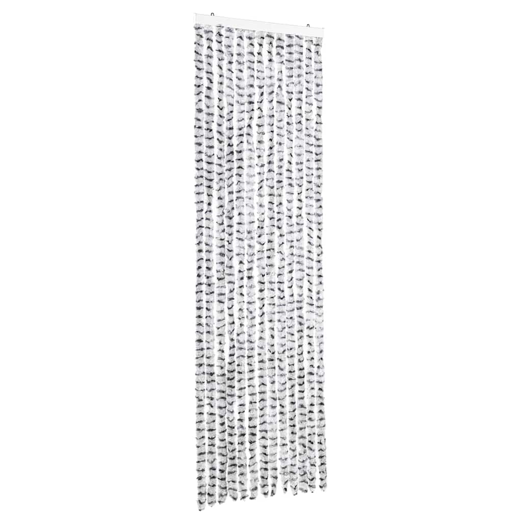 vidaXL Záves proti hmyzu, svetlo a tmavosivý 56x185 cm, ženilka