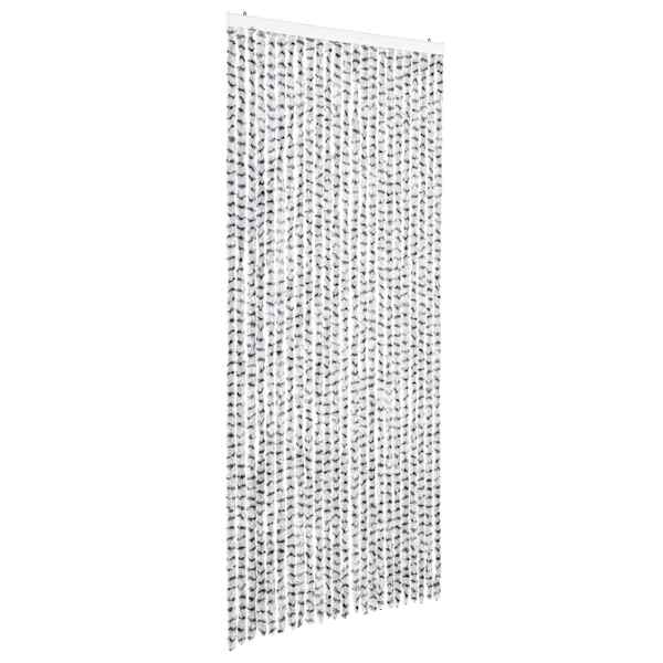 vidaXL putukakardin hele- ja tumehall, 100 x 220 cm, &scaron;enill