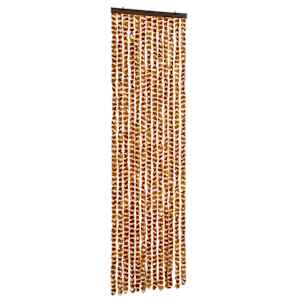 Závěs proti hmyzu okrovo-bílý 56 x 185 cm Chenille - obrázek 2