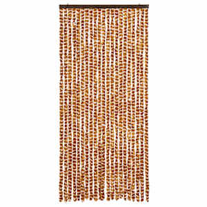 Závěs proti hmyzu okrovo-bílý 90 x 220 cm Chenille - obrázek 3