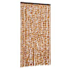 vidaXL putukakardin ooker ja valge, 100 x 220 cm, &scaron;enill