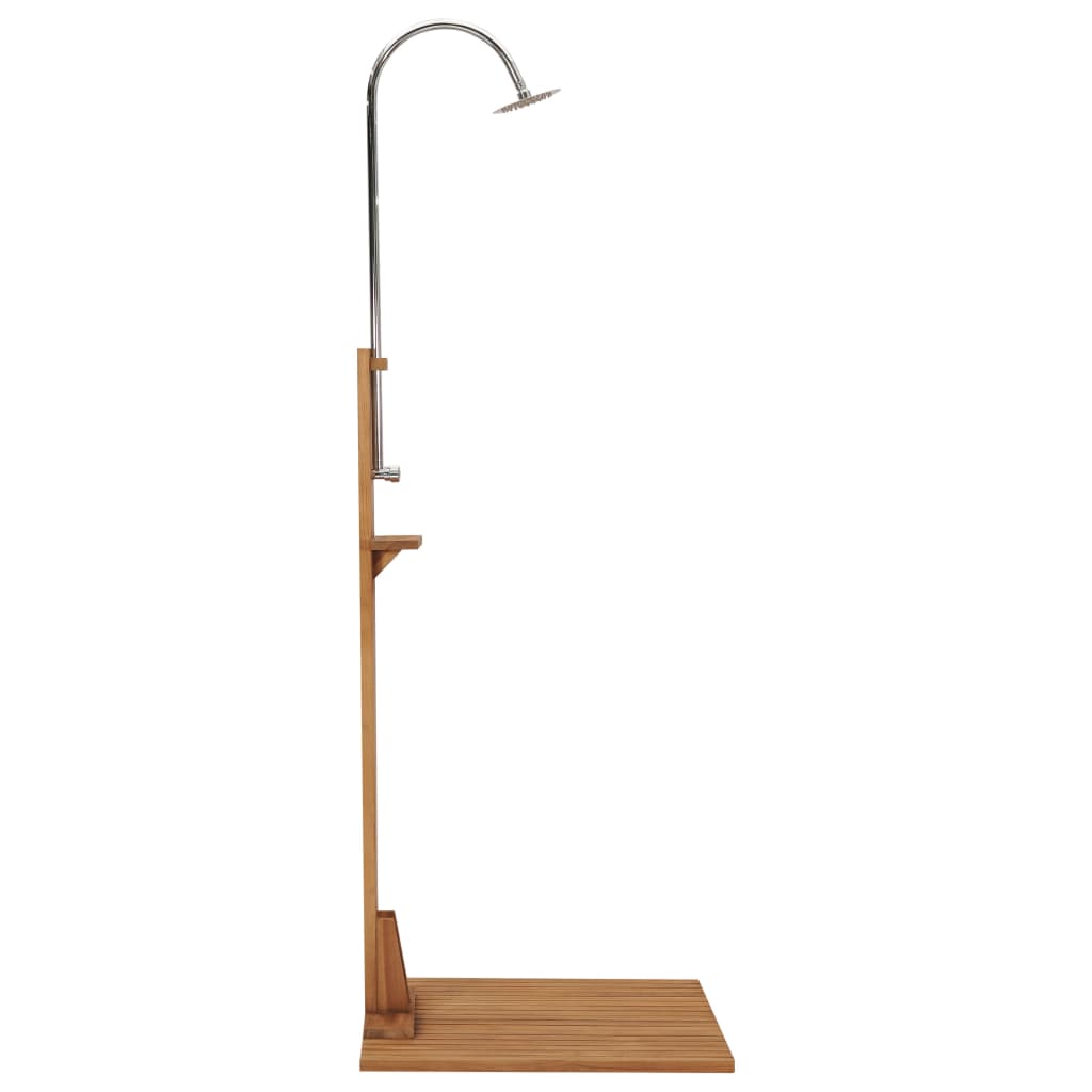 Douche De Jardin 75x75x210 Cm Bois De Teck Solide VidaXL 17 width=274