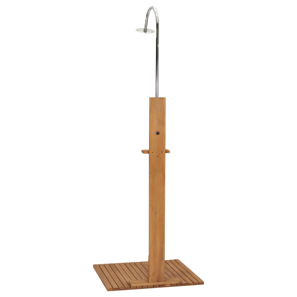 Douche De Jardin 75x75x210 Cm Bois De Teck Solide VidaXL 18 width=274