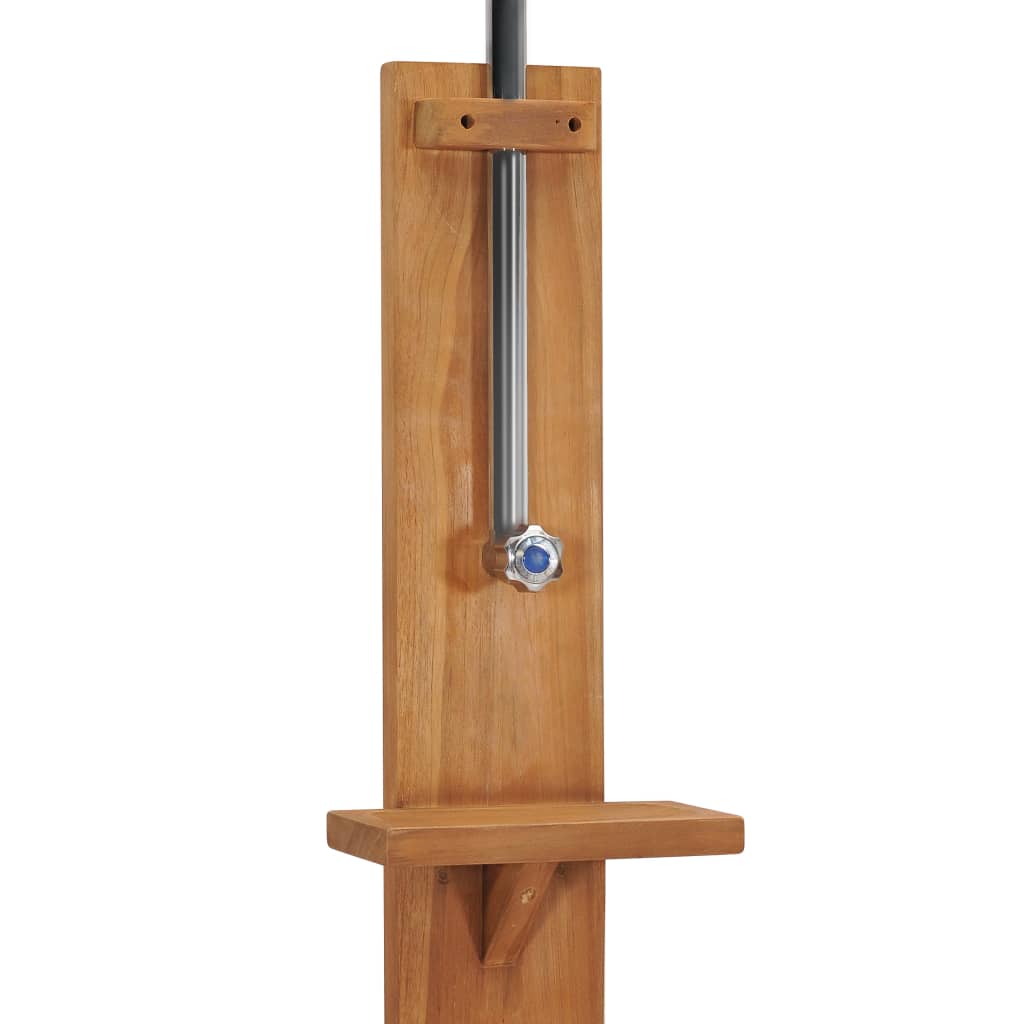 Douche De Jardin 75x75x210 Cm Bois De Teck Solide VidaXL 21 width=274