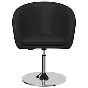 vidaXL Valgomojo kėdė, pilkos spalvos, dirbtinė oda