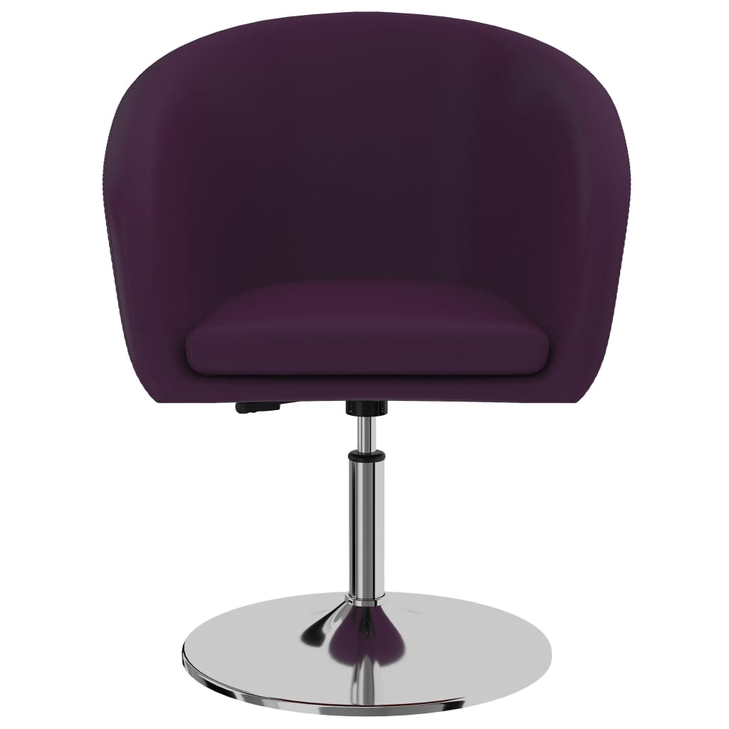 vidaXL Valgomojo kėdė, violetinės spalvos, dirbtinė oda