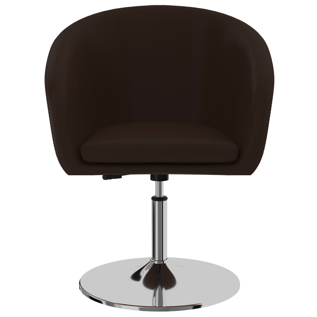 

vidaXL Eetkamerstoelen 2 st kunstleer bruin