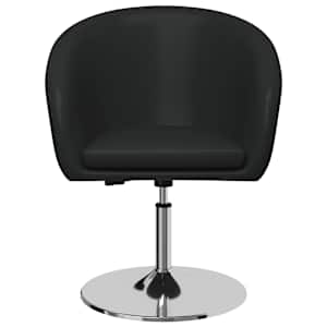 vidaXL Valgomojo kėdės, 2vnt., pilkos spalvos, dirbtinė oda