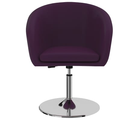 vidaXL Blagovaonske stolice od umjetne kože 2 kom ljubičaste