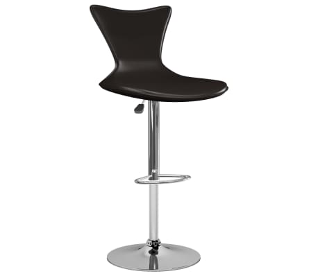 vidaXL Barstoelen 2 st kunstleer bruin