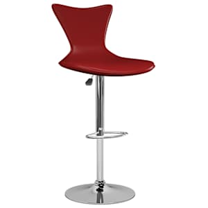 vidaXL Baro taburetės, 2vnt., raudonojo vyno spalvos, dirbtinė oda