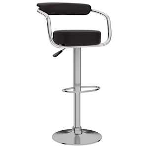 vidaXL Baro taburetės, 2vnt., rudos spalvos, dirbtinė oda