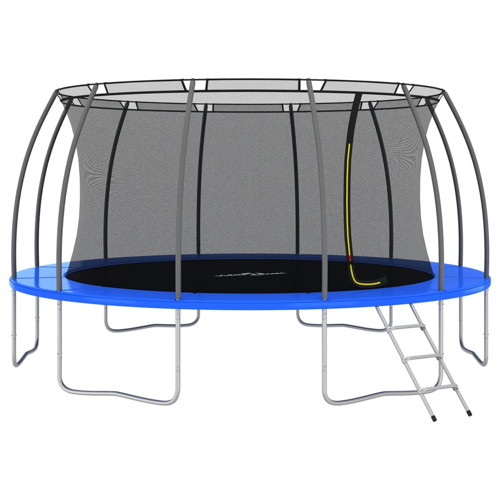 vidaXL Trampolin-Set Rund 488x90 cm 150 kg