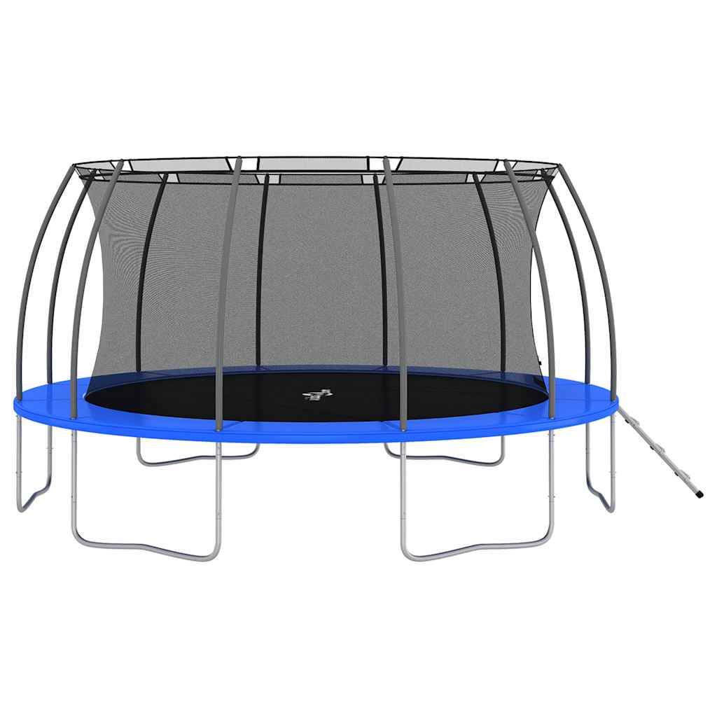 Thumbnail - vidaXL Trampolin-Set Rund 488x90 cm 150 kg
